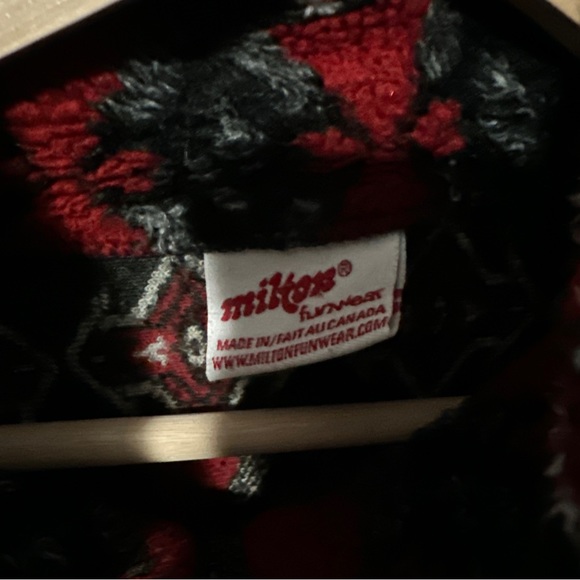 Vintage Milton Funwear Native American Dreamcatcher Fleece Jacket Men's Size L - Picture 5 of 8